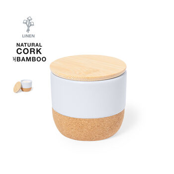 Bougie aromatique au parfum de lin