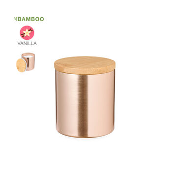 Bougie aromatique au parfum de vanille