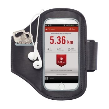 Brassard sport universel pour téléphone, noir