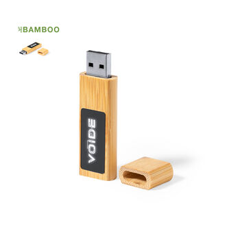 Clé USB 16 Go en bambou