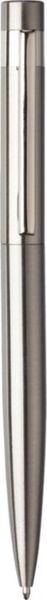 Stylo bille twist en acier inoxydable recyclé Hannelore