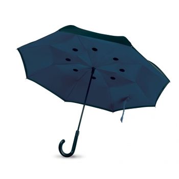 Parapluie fermeture réversible