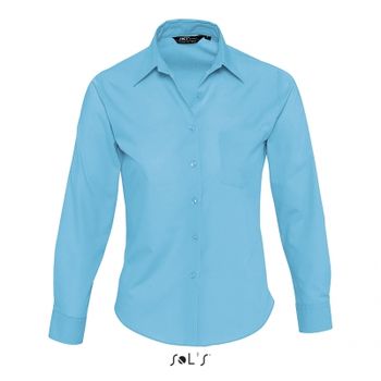 CHEMISE FEMME POPELINE MANCHES LONGUES EXECUTIVE