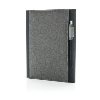 Housse à carnet de notes A5 Deluxe , gris