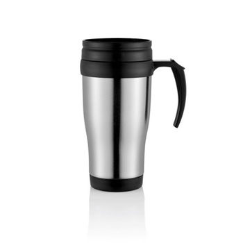 Mug en acier inoxydable, argent