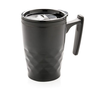 Tasse géométrique, noir