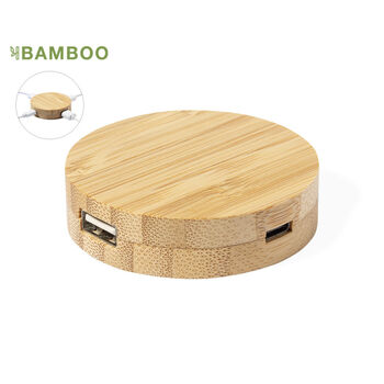 Port USB 2.0 en bambou