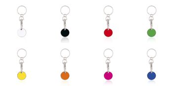 Porte-clés pièce de monnaie