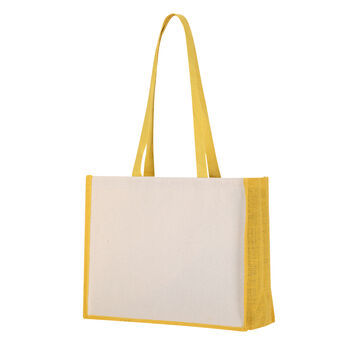 Sac en jute et coton laminés