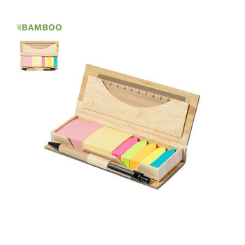 Set de bureau en bambou