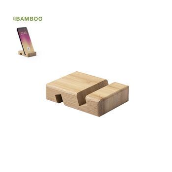 Support en bambou pour smartphones et tablettes