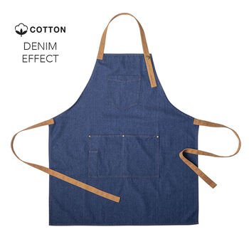 Tablier en denim durable